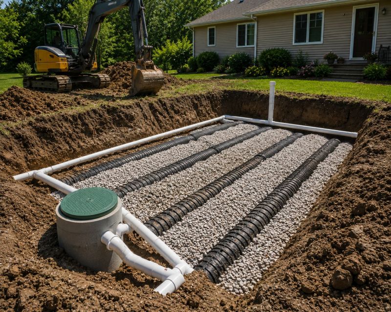 Sewage Field Installation in Denver, CO